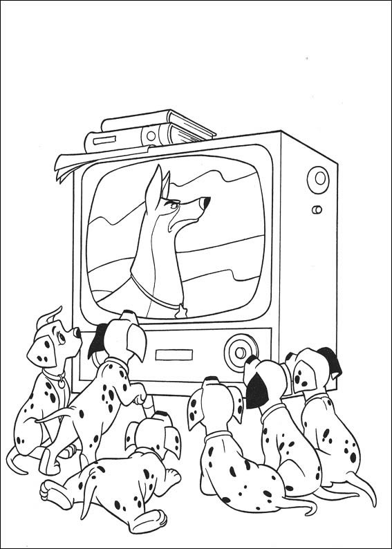 101 dalmatinci pred televizijo