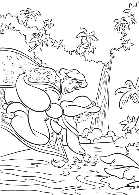 Aladin in princesa ob potoku