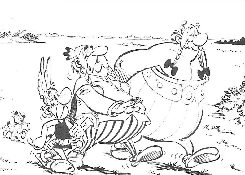 Asterix na sprehodu