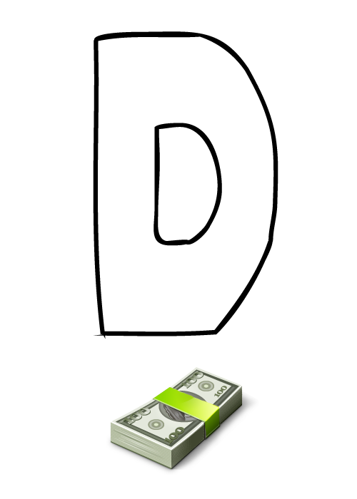 Črka D