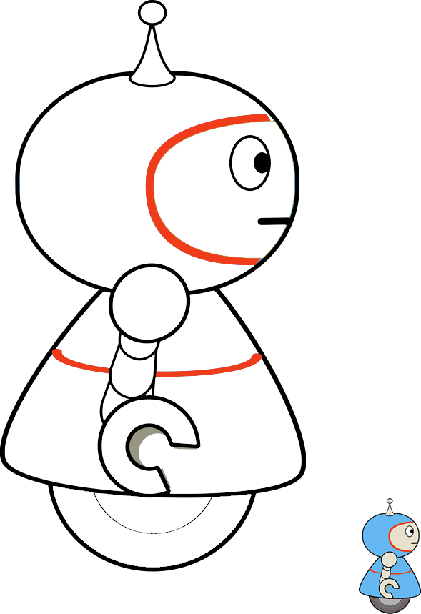 Majhen robot na kolesu