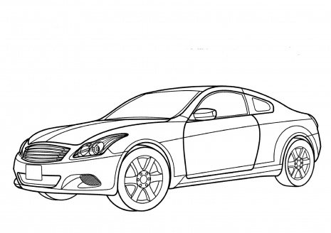 Pobarvanka Nissan Skyline