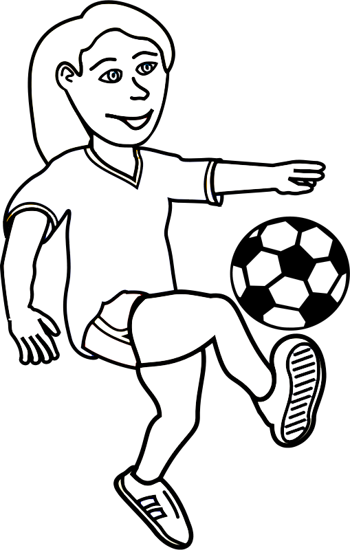 Pobarvanka nogometašica