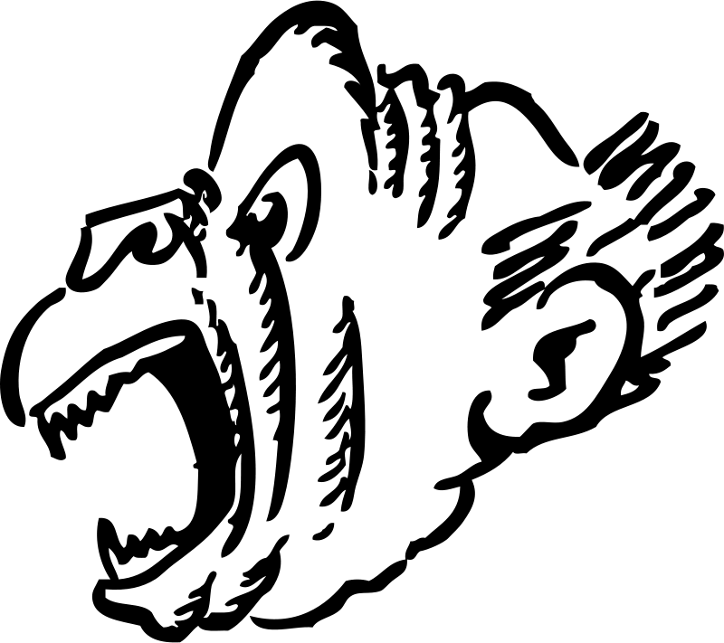 Opica kriči