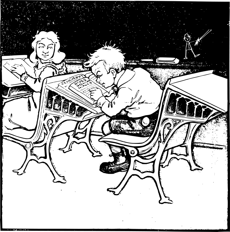 Pobarvanka otrok v šoli