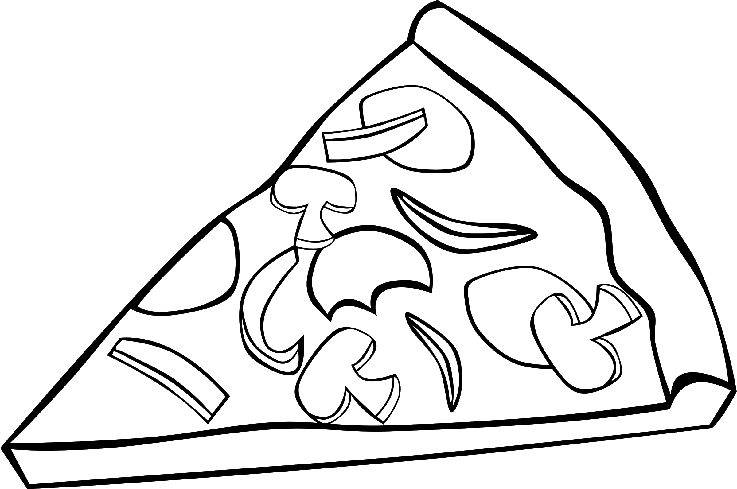Pobarvanka pizza