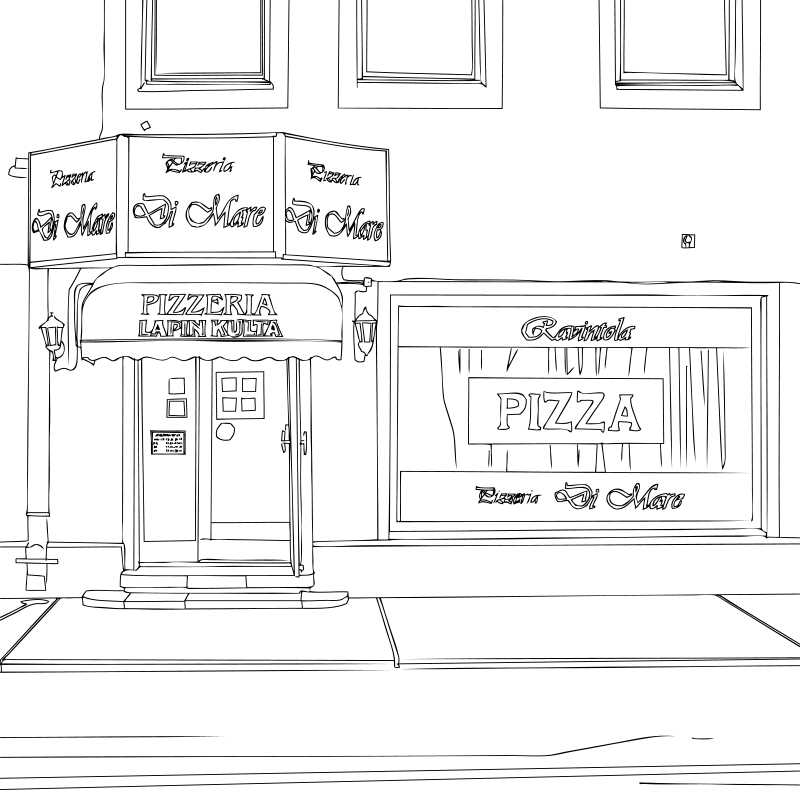 Picerija v mestu