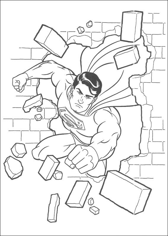Pobarvanka superman
