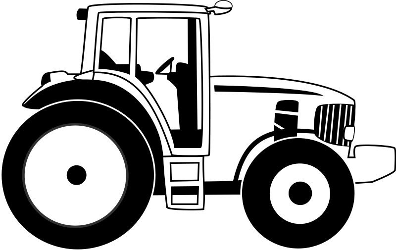 Pobarvanka traktor