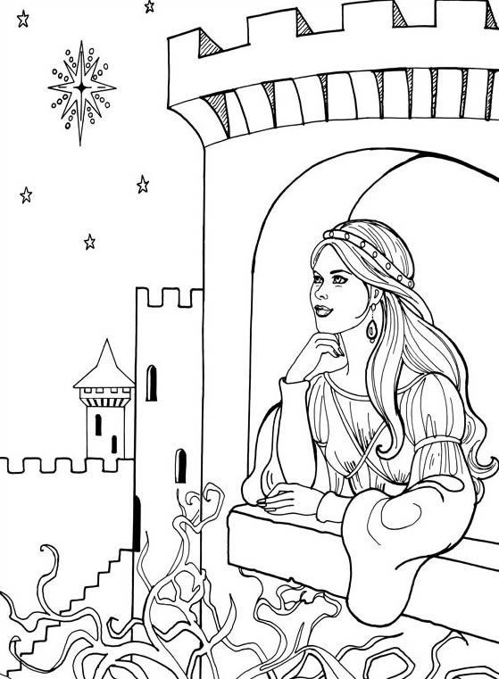 Princeska na oknu