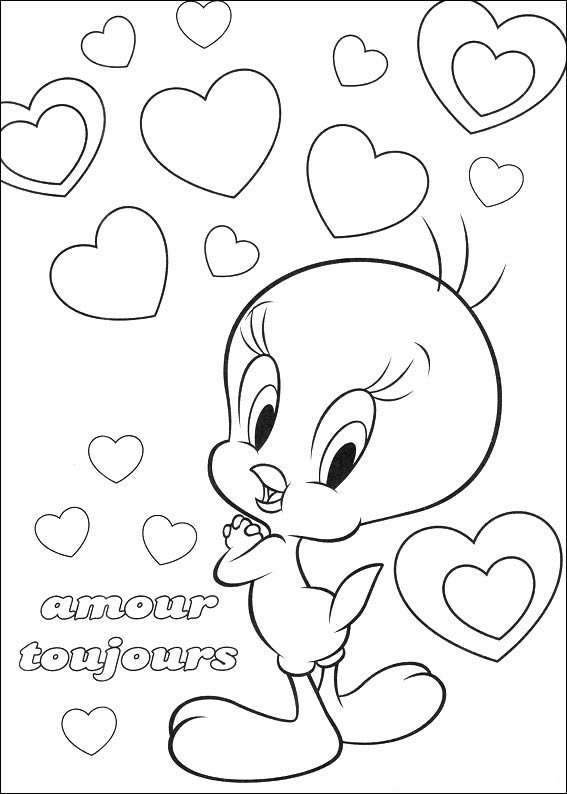 Tweety s srčki